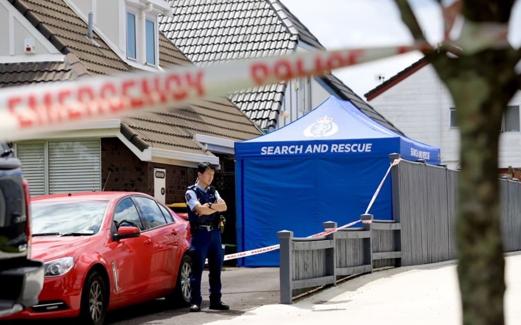 The scene of an unexplained death on Celtic Crescent in Ellerslie on 7 November, 2023.
