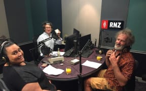 Kennedy Warne, Te Radar and Irene Pink in the studio for the final hour of the final show for 2017