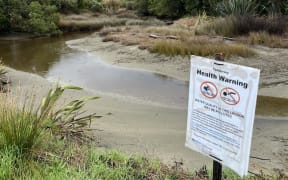 Stephens Bay Lagoon exceeded alarm levels more than half the time during the most recent swimming season. Photo: supplied/Bradley Reichert.