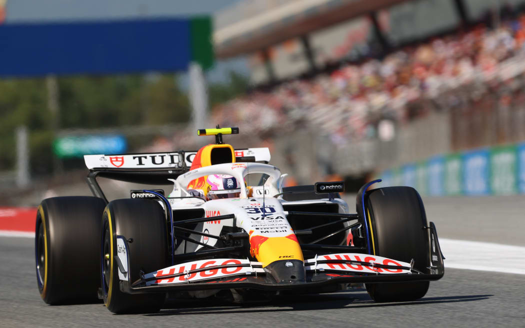 New Zealand F1 driver Liam Lawson.