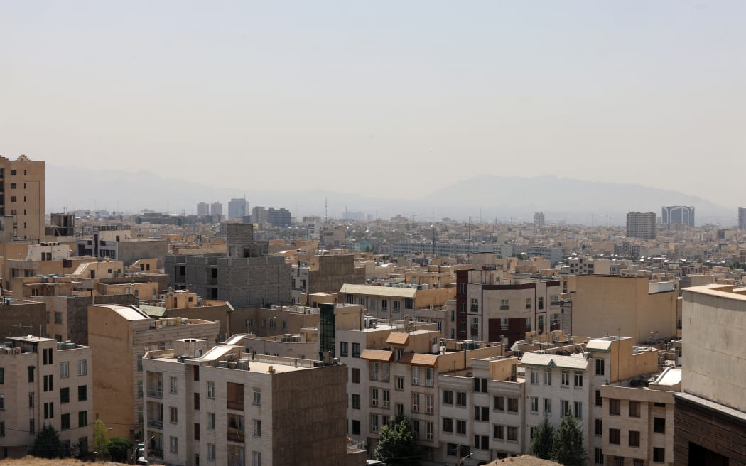 This picture shows a general view of Tehran on 22 June, 2025.