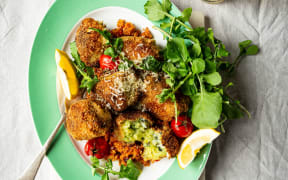 Snapper, Agria, Lemon & Tarragon Croquettes.