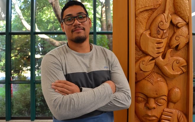 Daniel Mataafa said he was honoured to receive the award for New Zealand's Young Nurse of the year. September 2021.