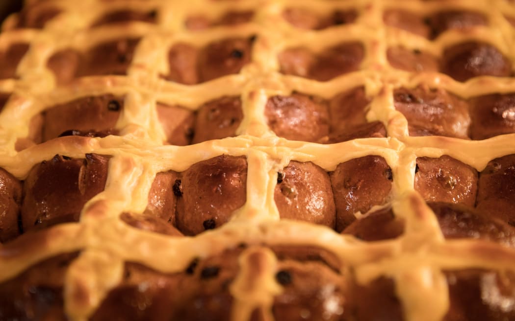 Hot cross buns.