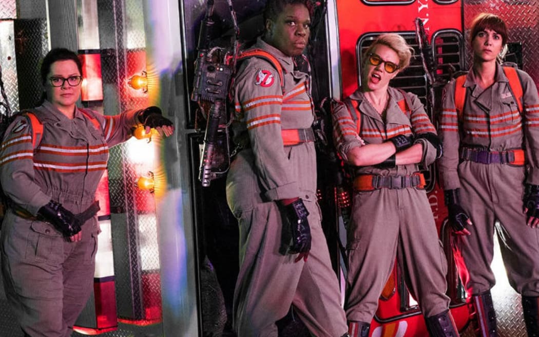 Melissa McCarthy, Leslie Jones, Kate McKinnon and Kristen Wiig feature in the latest Ghostbusters remake.
