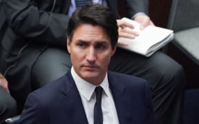 Canadian Prime Minister Justin Trudeau attends the UN Climate Ambition Summit on the sidelines of the 78th United Nations General Assembly at UN headquarters in New York City on 20 September, 2023.