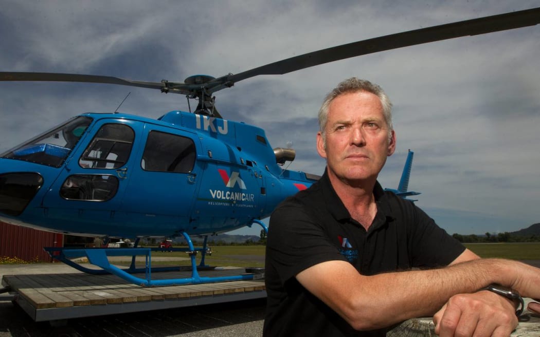 Company director and shareholder Tim Barrow from Volcanic Air Safaris