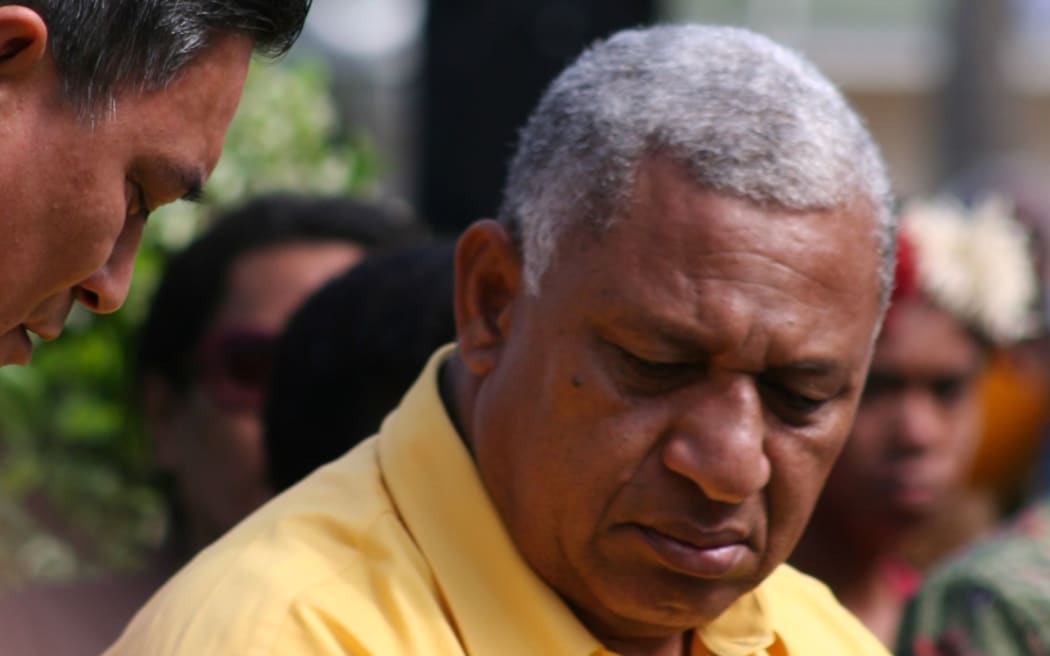 Fiji prime minister Frank Bainimarama