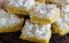 Julie Biuso's Louise cake with lemon curd