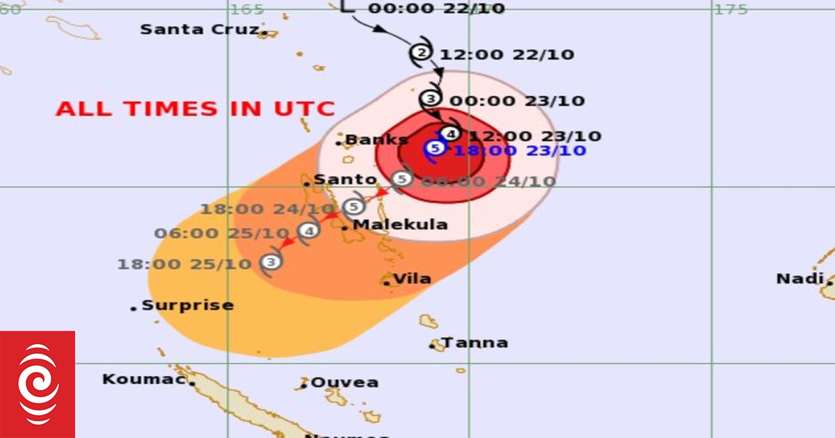 Vanuatu braces for 300km/h winds from Cyclone Lola RNZ