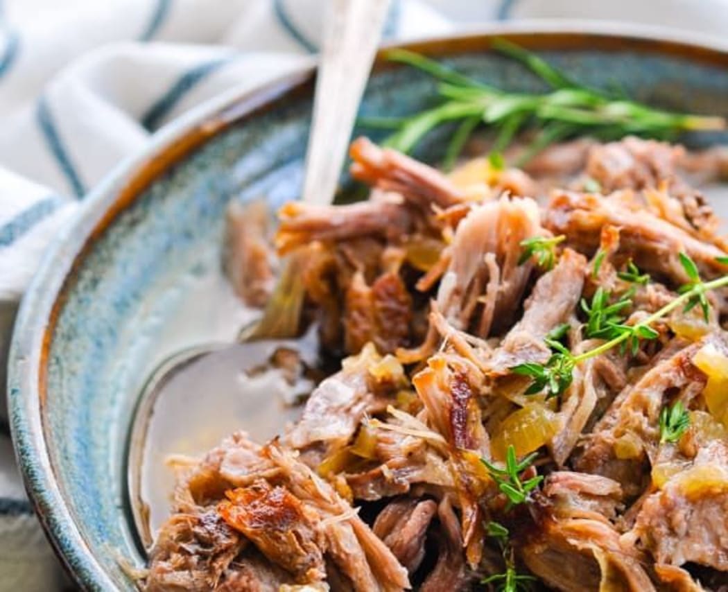 Pork Shoulder Braised in Apple Cider Vinegar