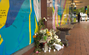 A tribute to 21-year-old Luke Smith who died after an assault on Wellington's Courtenay Place.