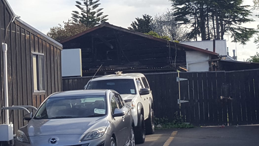 Five people are in hospital after the fire at the back of the former Storty Bar.