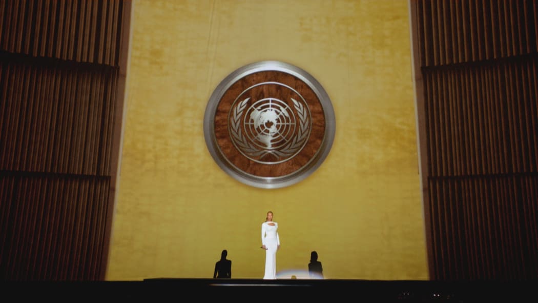 Beyoncé performs at the United Nations