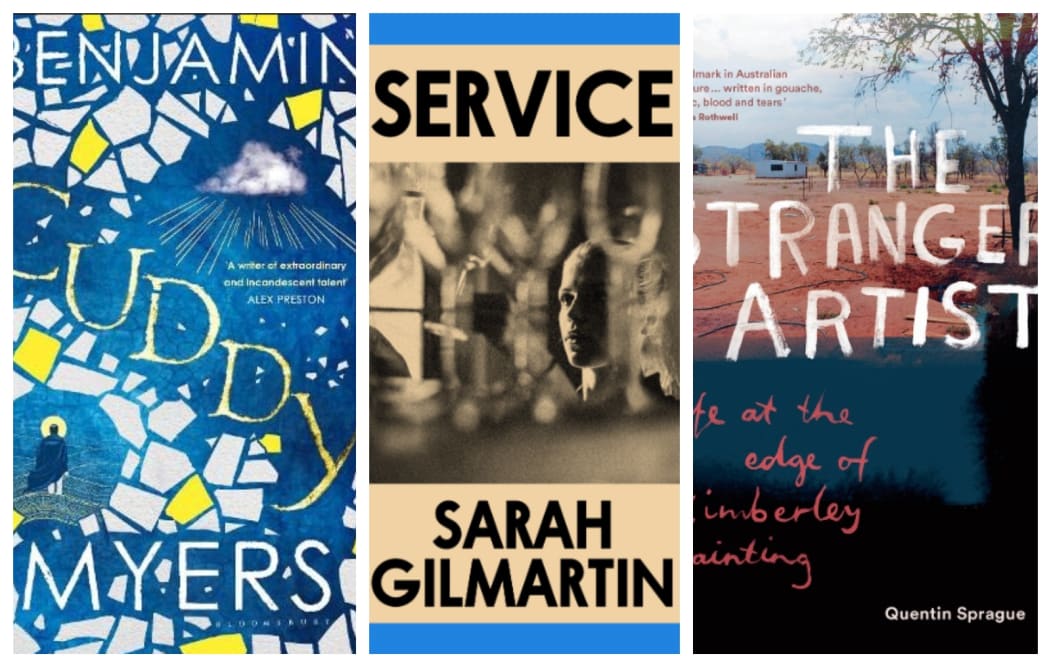 Kate De Goldi's picks: 'Cuddy' by Benjamin Myers, 'Service' by Sarah Gilmartin, 'The Stranger Artist' by Quentin Sprague.