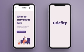 Griefity website app.