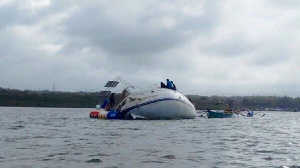 The yacht, Sajo, was found drifting off the southern Philippines. A body was found inside.