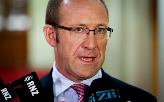 Andrew Little during caucus run 1.03.16
