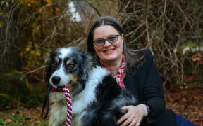 Zazie Todd with her late dog Bodger