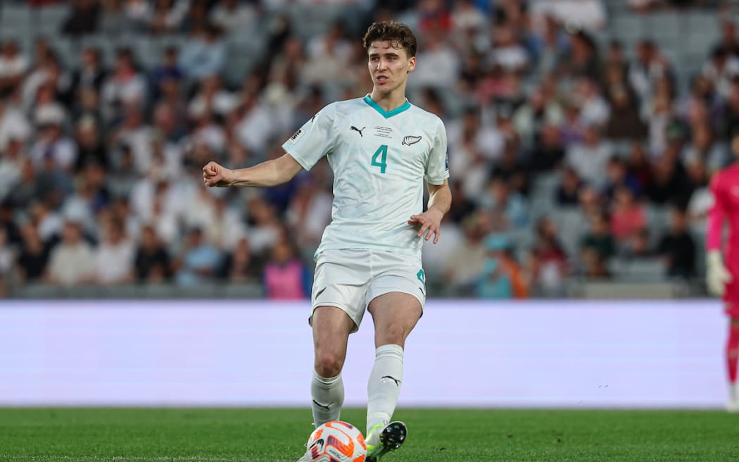 Tyler Bindon. FIFA World Cup 2026 - OFC Qualifiers, Final, New Caledonia v New Zealand, Eden Park.