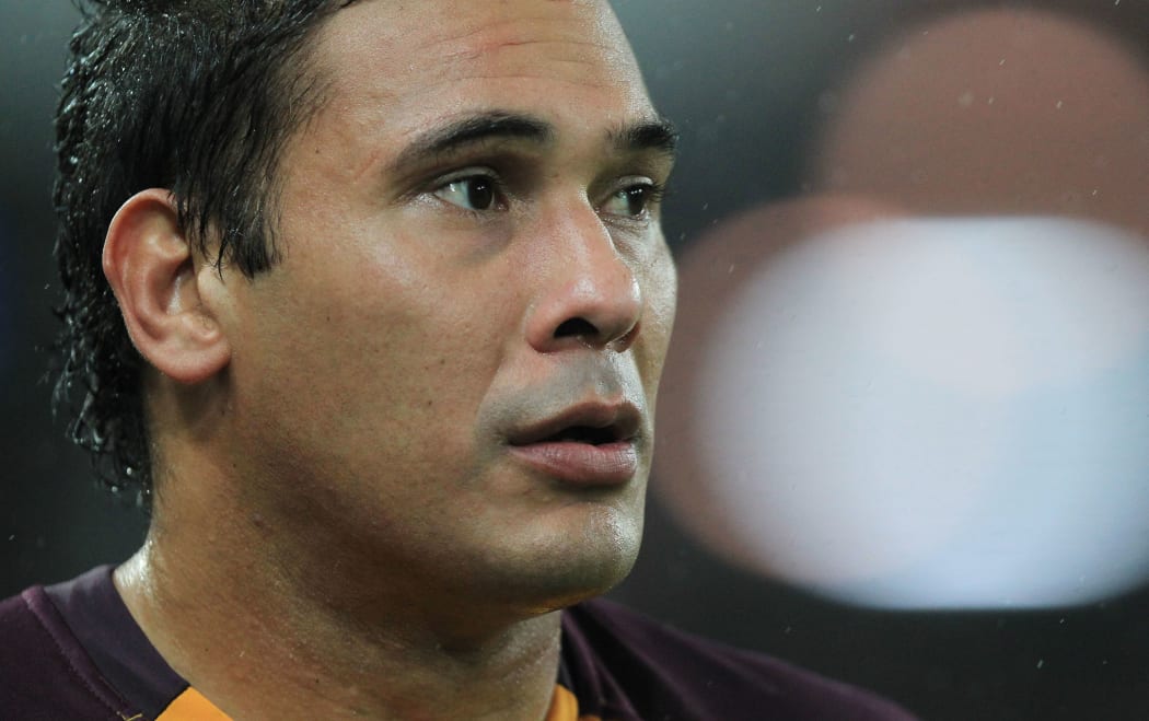 The Brisbane Broncos captain Justin Hodges.