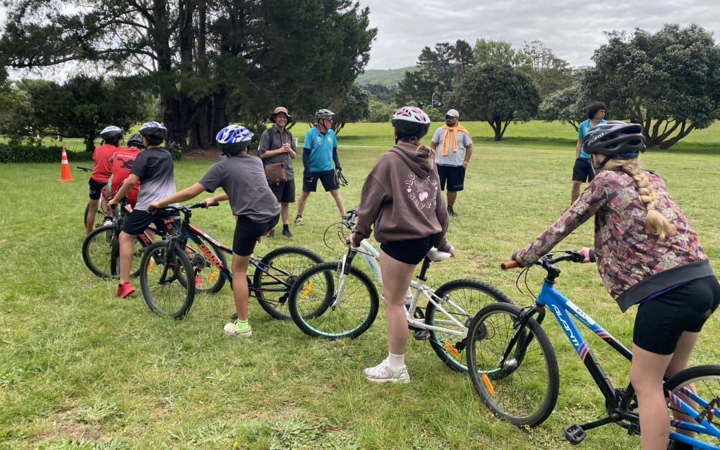 More than 100 children were gathered at Avalon Park a Bike Day organised by the TAKA Trust.