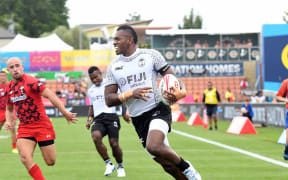 Sevuloni Mocenacagi is one of three brothers in the Fiji sevens squad.