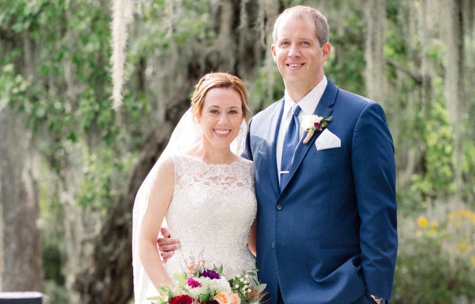American newly-weds Matthew and Lauren Urey.