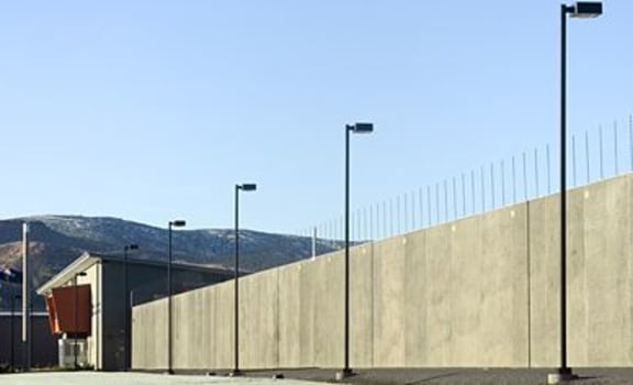 Outside the Otago Corrections Facility.