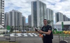 New Zealand Olympic team chef de mission Rob Waddell in the athletes village.