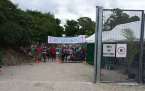 Protest on Nauru