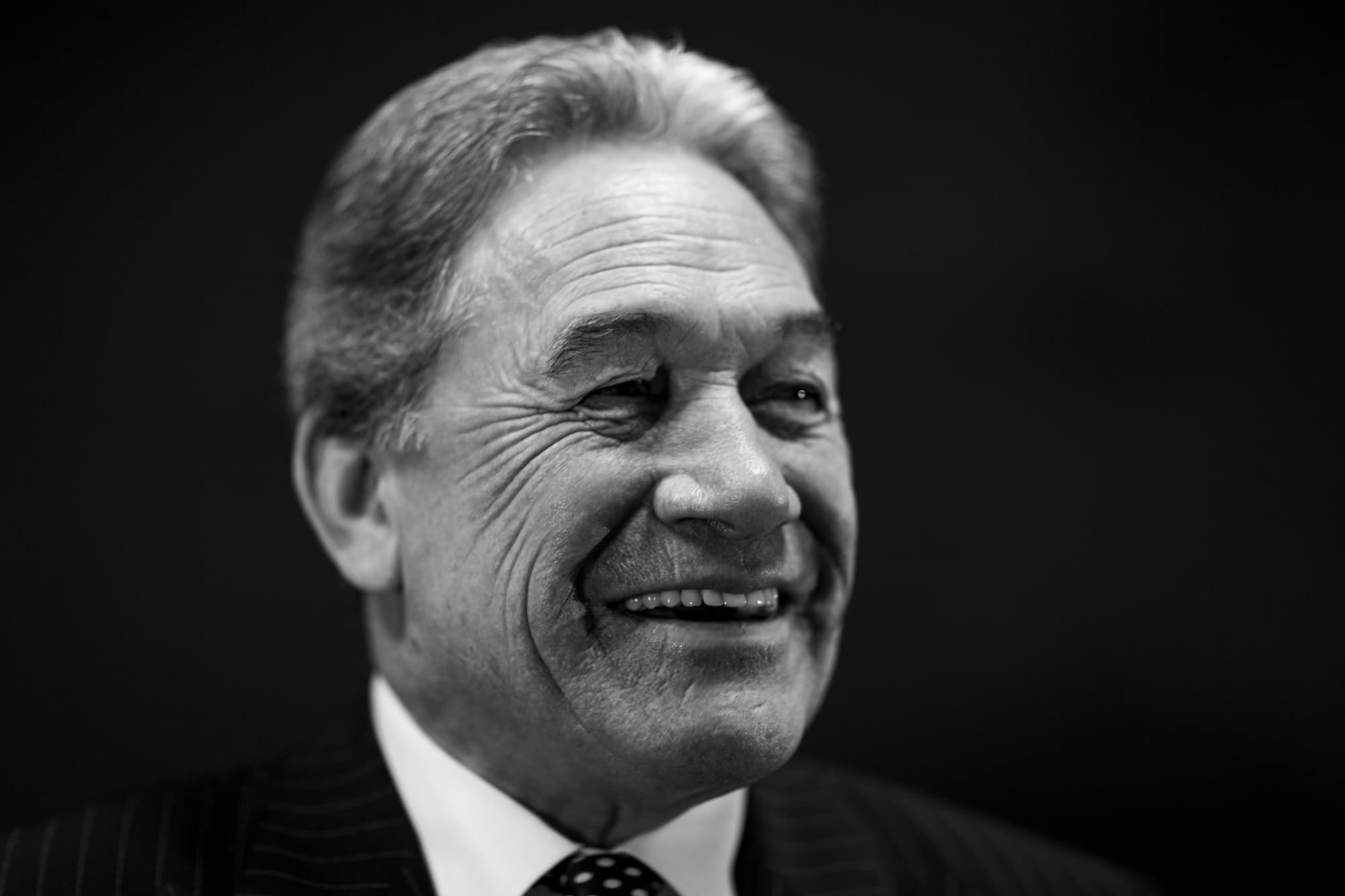 New Zealand First leader Winston Peters