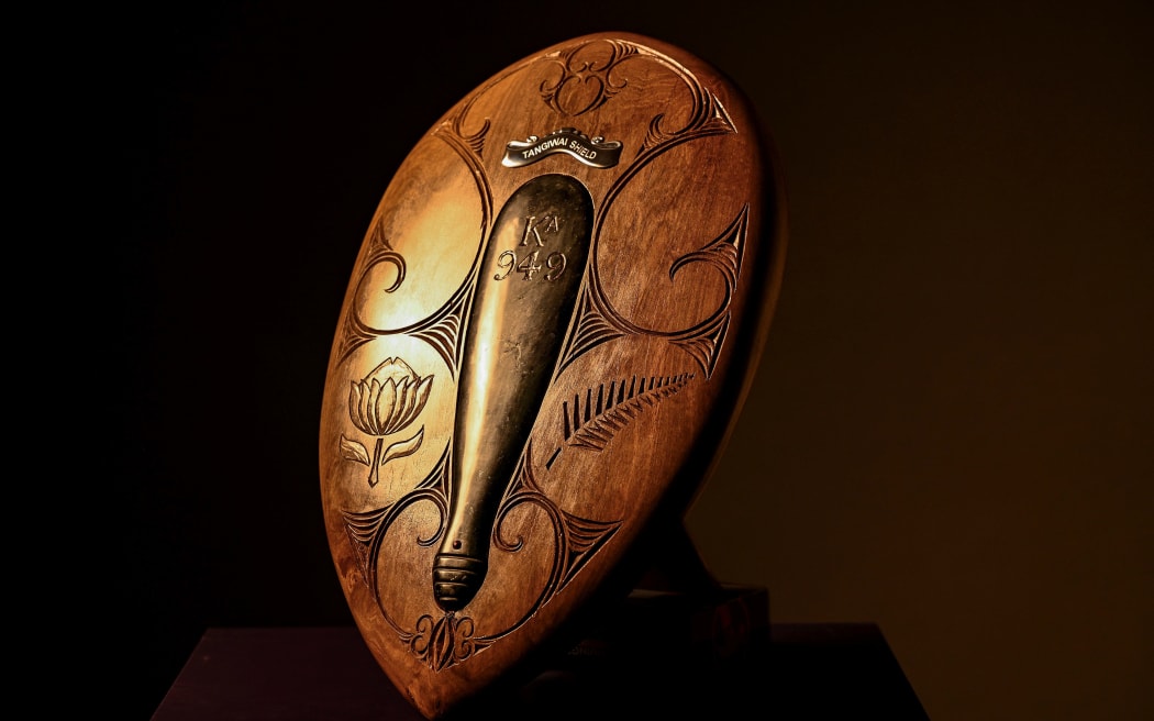 The Tangiwai Shield, series trophy for the New Zealand -South Africa tests.
