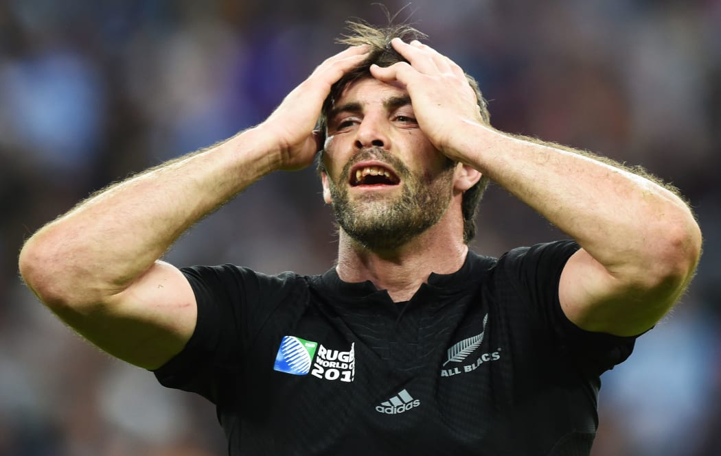 Conrad Smith during the All Blacks' World Cup Test against Argentina, 2015.