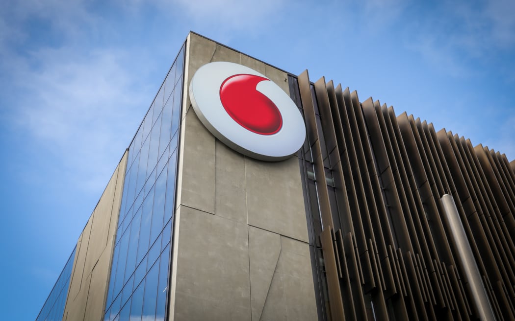 Exterior shots of Vodafone's office in Chch
