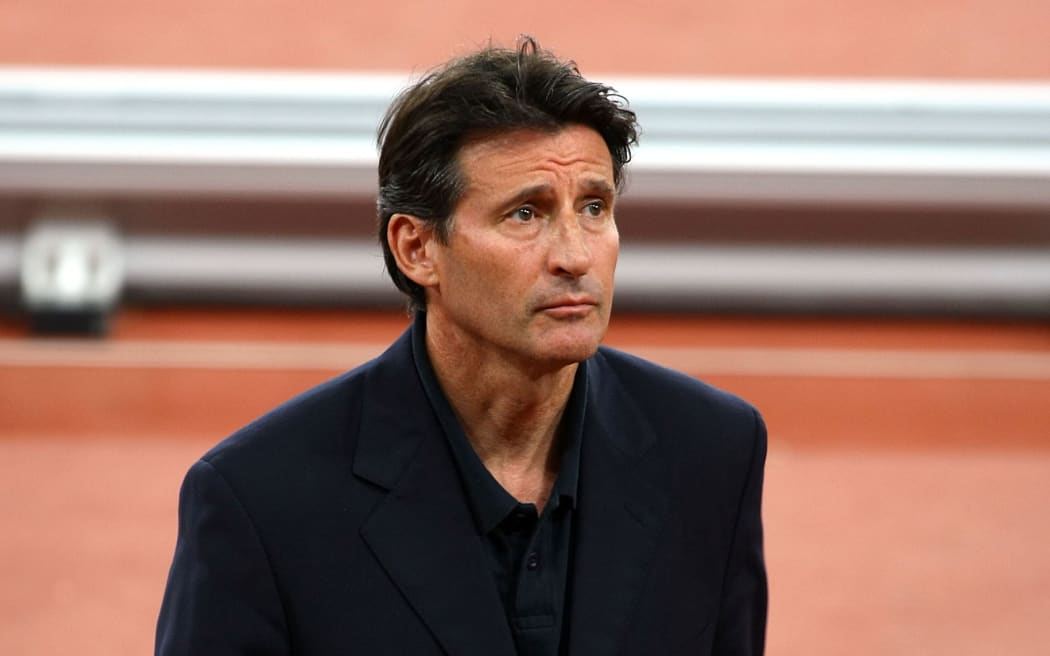 The IAAF president Lord Sebastian Coe.