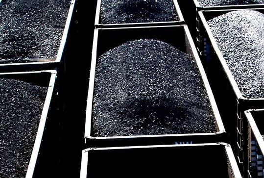 Coal in wagons