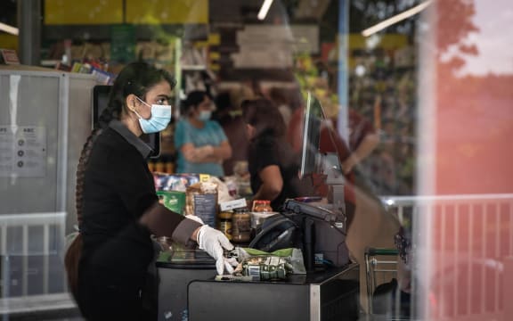 Queues at Mt Wellington Countdown on the 28th of March