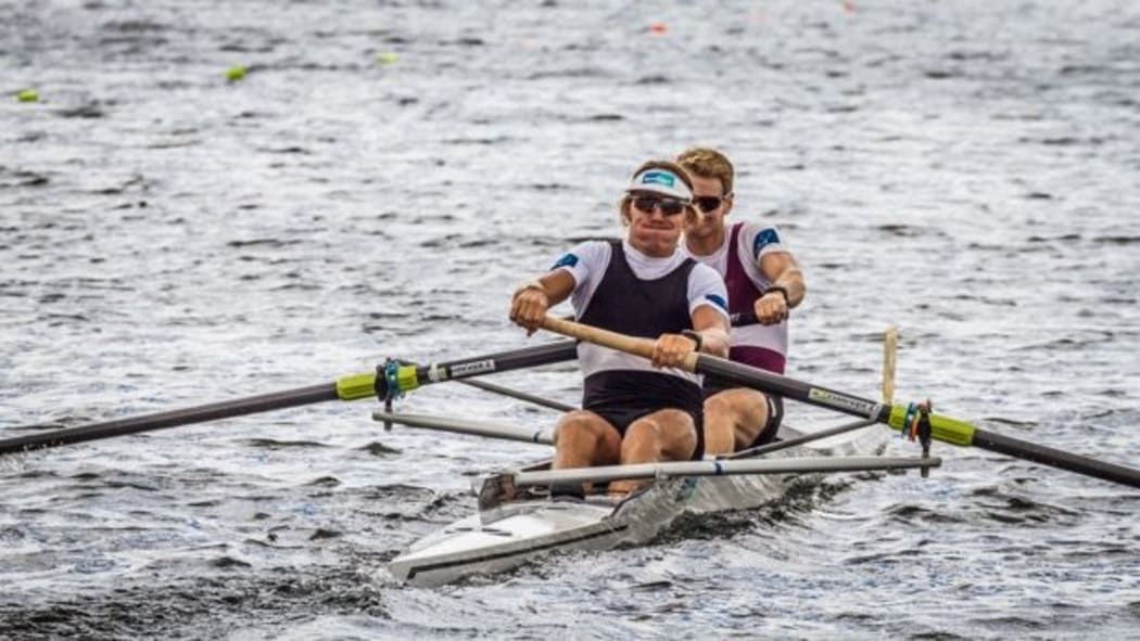 James Hunter and Tom Murray in action