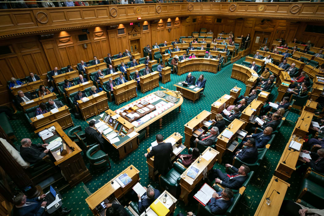 The Minister of Finance Grant Robertson delivers Budget 2021 to the House