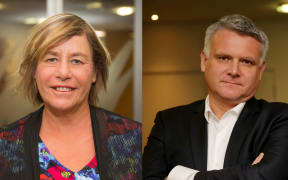 Sue Bradford and Matthew Hooton.