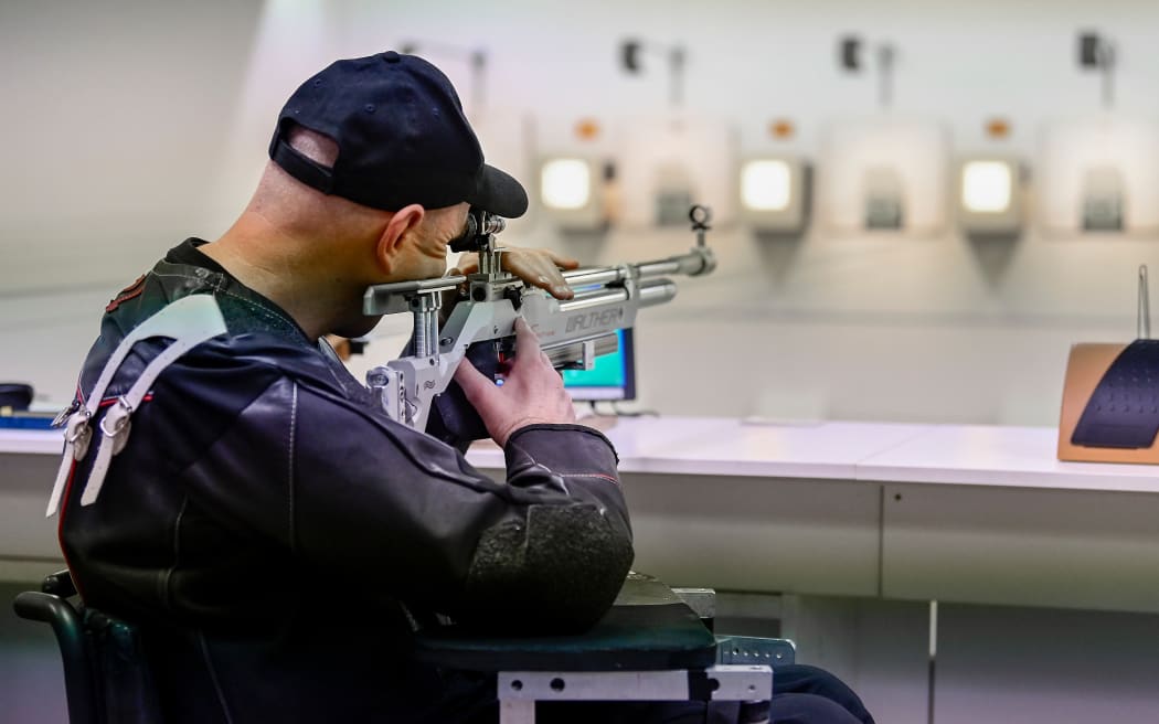 Paralympic shooter Michael Johnson.