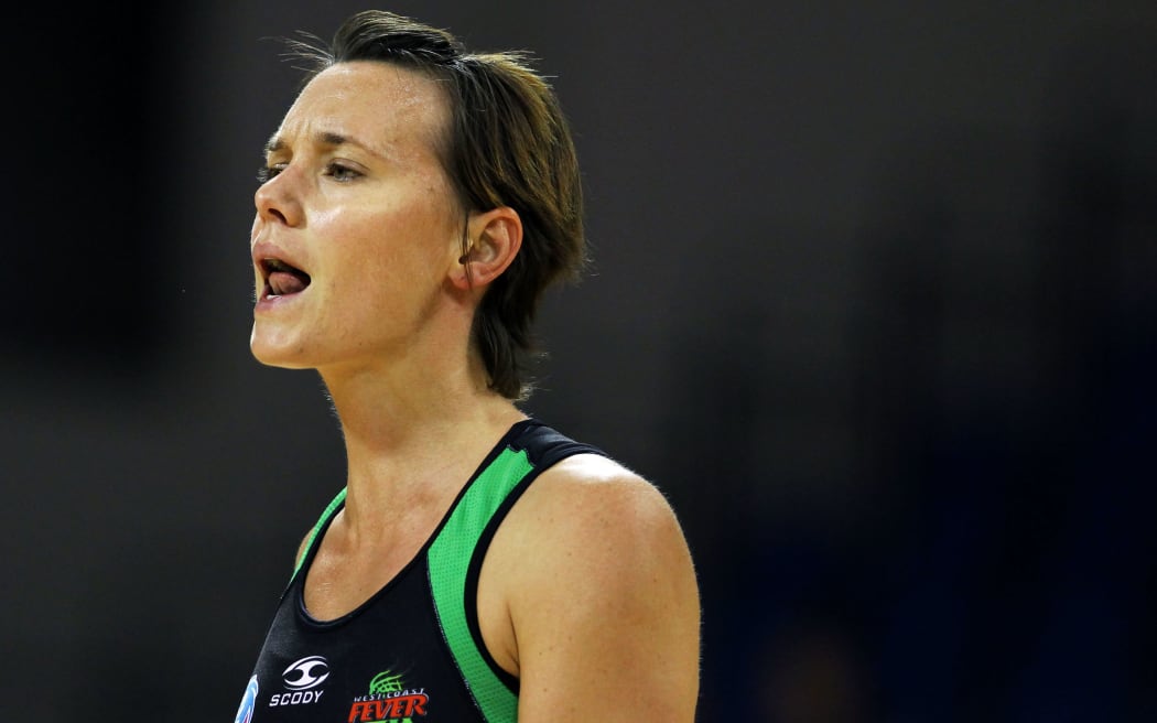 West Coast Fever shooter Natalie Medhurst.