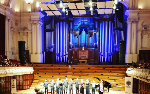 L'Arpeggiata take a bow in Auckland Town Hall