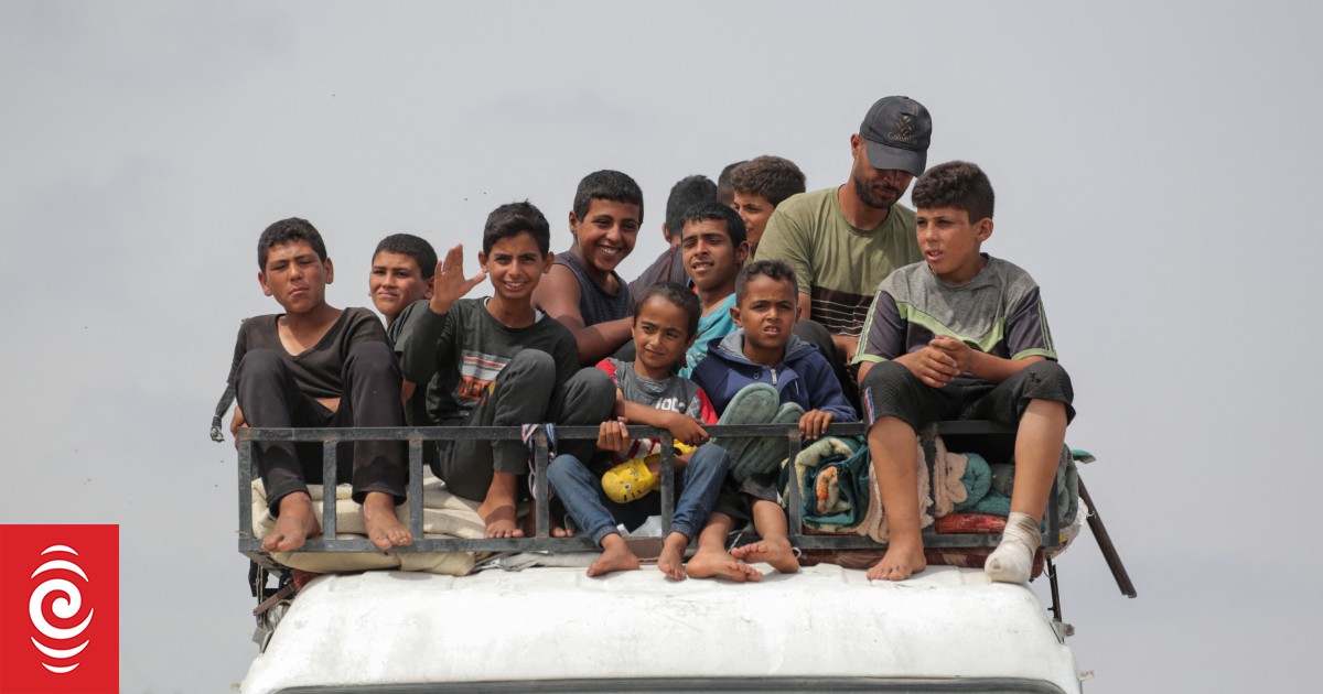 La UNRWA dice que el desplazamiento forzado expulsó a más de un millón de personas de Rafah