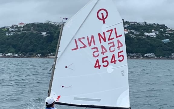 Stavro Purdie was sailing with his Kohimarama Yacht Club team when he and others spotted a mako shark close up.