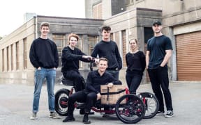 James Dyson design winning team from Massey University