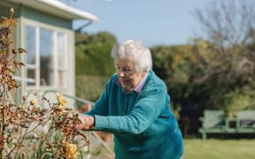 “I really love gardening and I’m proud of my garden. We’ve got a very nice gardening club here. We
meet once a month and have speakers occasionally. We made posies the other day for the hospital. I
used to grow a lot of vegetables as well, but I get Meals on Wheels now.”