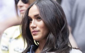 Duchess of Sussex, Meghan Markle watches the US Open Championships women's singles final match in New York