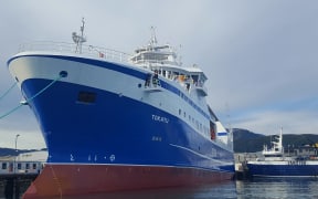 Newly arrived Sealord vessel Tokatu.
